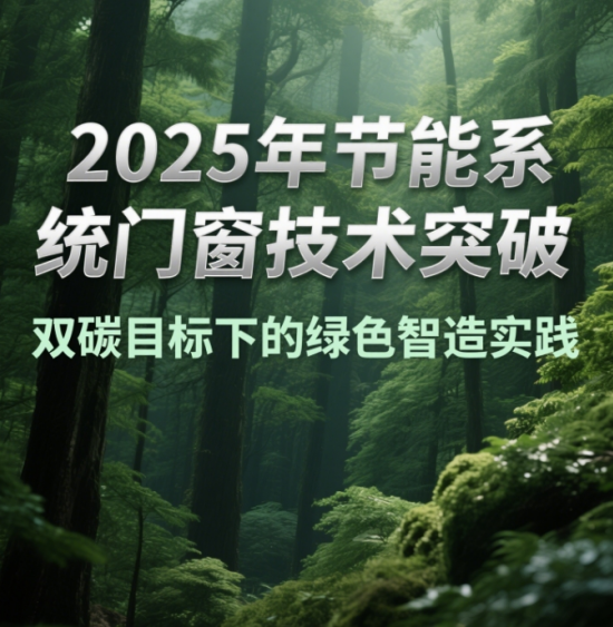 2025年節(jié)能系統(tǒng)中國門窗技術(shù)突破：雙碳目標下的綠色智造實踐