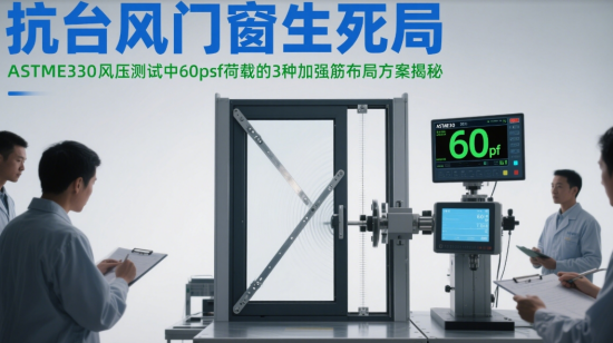 抗臺(tái)風(fēng)中國(guó)品牌門(mén)窗生死局：ASTME330風(fēng)壓測(cè)試中60psf荷載的3種加強(qiáng)筋布局方案揭秘