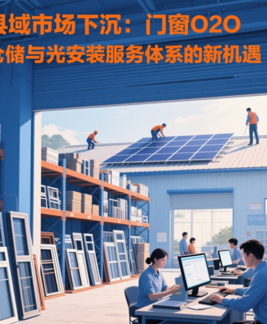 縣域市場下沉：十大門窗O2O倉儲與光伏安裝服務體系的新機遇
