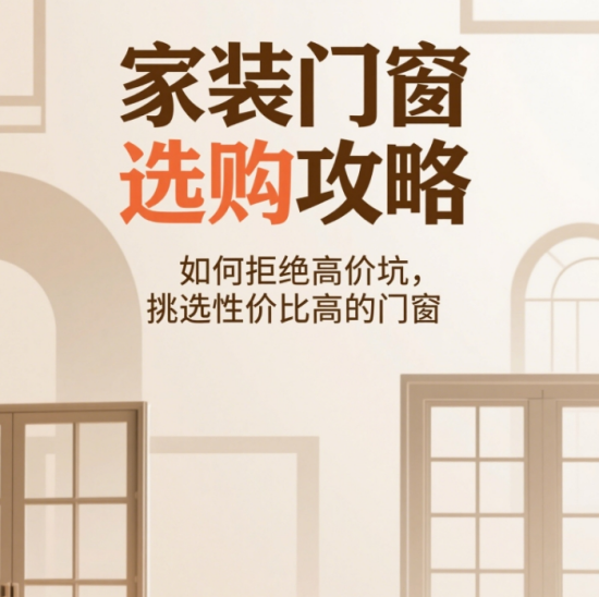 家裝門窗選購攻略：如何拒絕高價坑，挑選性價比高的門窗